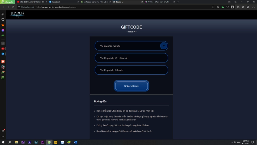 『HƯỚNG DẪN』HỆ THỐNG PHE PHÁI VÀ TỔNG HỢP GIFT CODE – ICARUS M