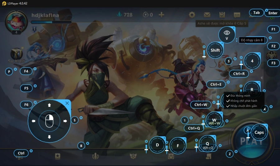 LMHT: Tốc Chiến:Thao tác phím chi tiết | Mẹo thao tác phím giả lập Lightning