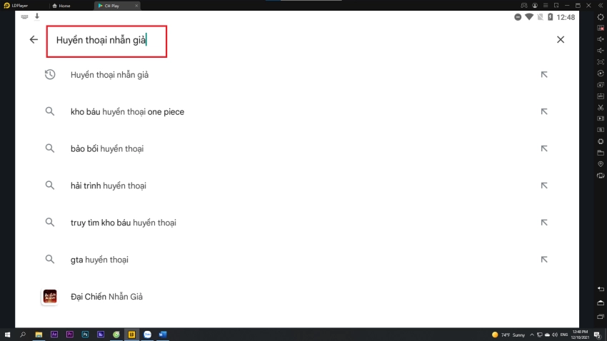Cách tải Huyền Thoại Nhẫn Giả trên pc với LDPlayer