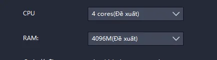 Cách định cấu hình RAM và CPU đúng cách cho giả lập của bạn