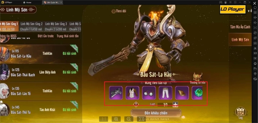 Hướng dẫn cách tăng chiến lực cho người mới chơi Linh Giới 3D