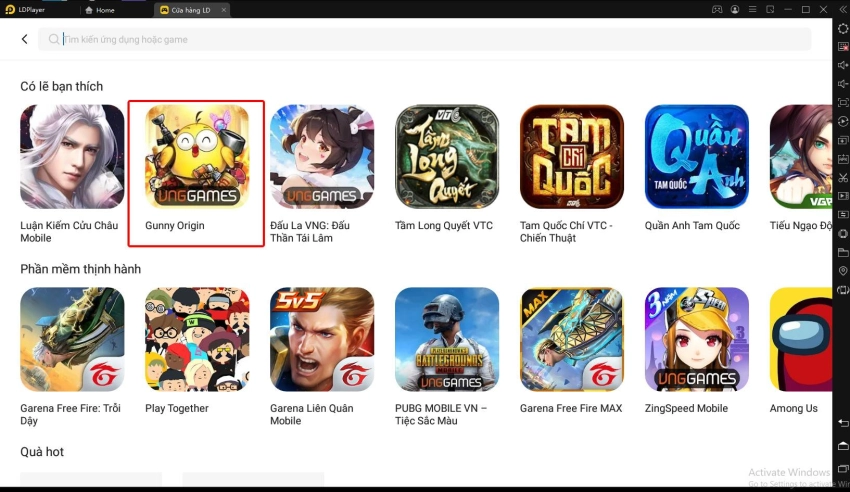 Cách chơi Gunny Origin trên PC với LDPlayer