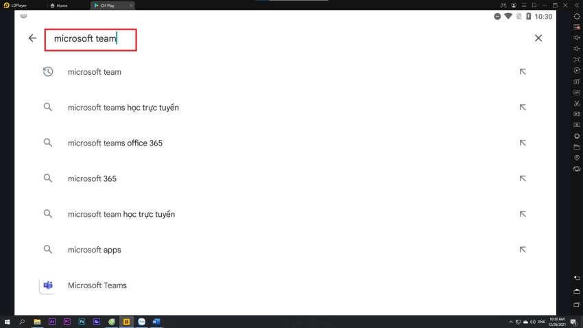 Cách tải Microsoft Team trên pc với LDPlayer