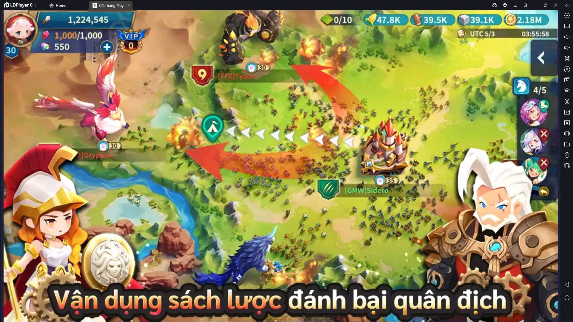 『GAME MỚI』Giant Monster War – Cuộc chiến giữa những “TITAN Khổng Lồ”