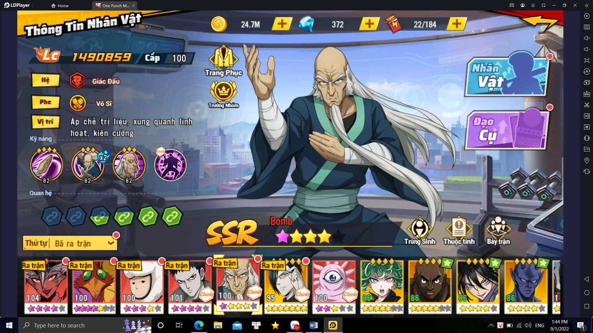 『HƯỚNG DẪN』ONE PUNCH MAN: THE STRONGEST: TỔNG QUAN VÀ NHÂN VẬT BOMB VÀ CÁCH XÂY DỰNG ĐỘI HÌNH THEO CORE BOMB