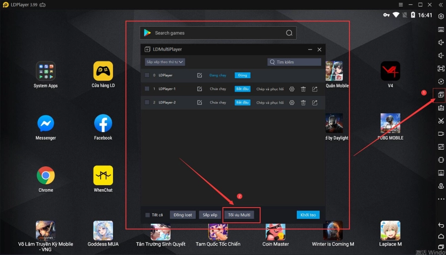  Cách khắc phục mở nhiều LDPlayer tốn nhiều RAM CPU