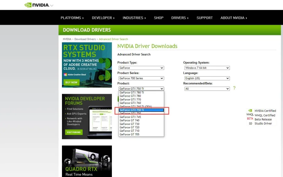 Giải pháp cho vấn đề đồ họa bị hỏng sau khi nâng cấp phiên bản trình điều khiển NVIDIA 442.74
