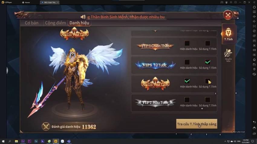Hướng dẫn up lực chiến game Mu Vượt Thời Đại