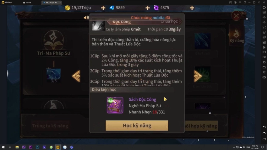 Hướng dẫn up lực chiến game Mu Vượt Thời Đại