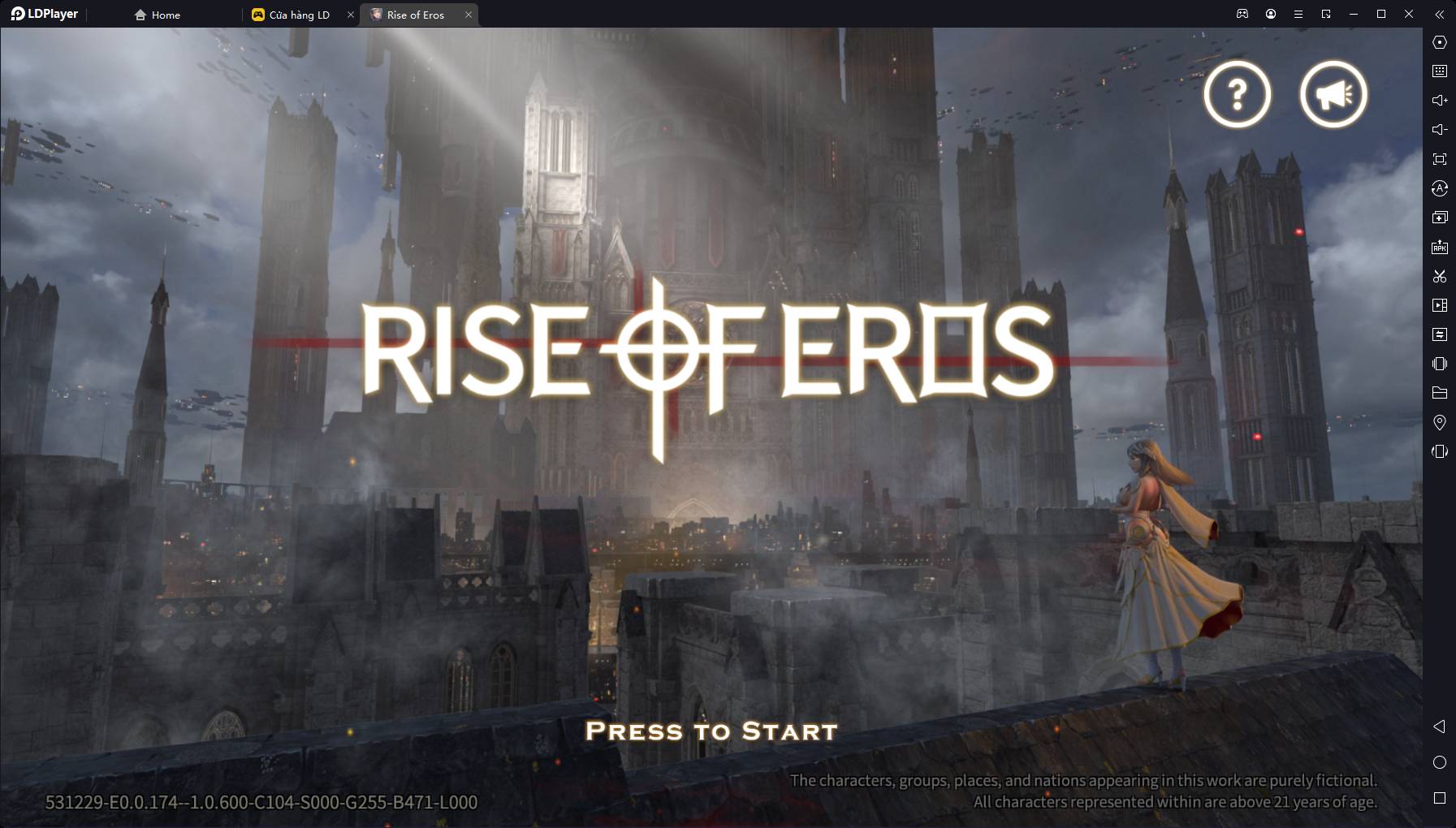 『GAME MỚI』Cách tải và chơi Rise Of Eros trên PC bằng trình giả lập LDPlayer!
