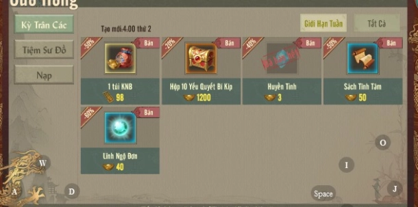 [VLTK 1 mobile] Hướng dẫn Tân thủ nạp thẻ và chi tiêu KNB, ngân phiếu hợp lý/LDPlayer