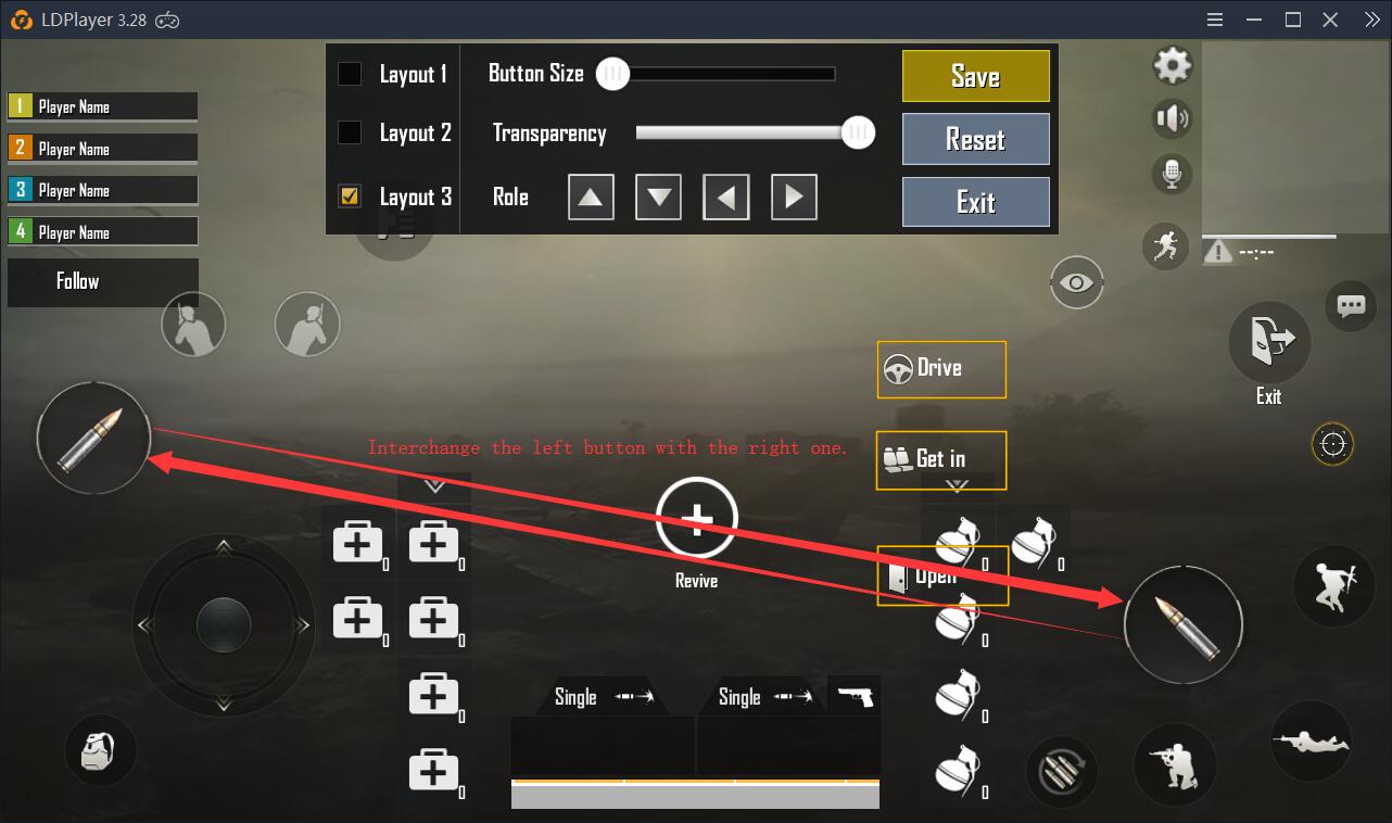 How to change view in PUBG MOBILE when the grenade is thrown