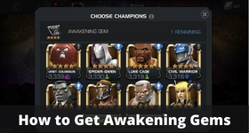 Marvel Contest of Champions How to Get Awakening Gems