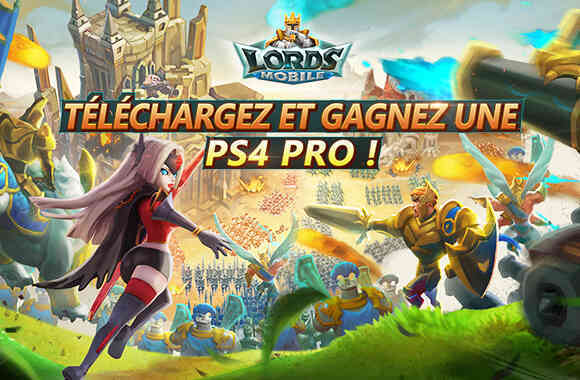 Exclusivité : cadeaux du jeu dans Lords Mobile