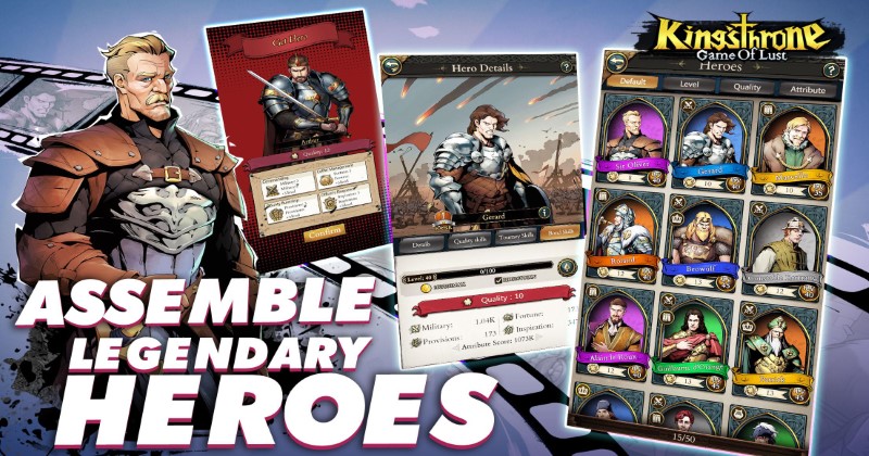 King's Throne Game of Lust – A Comprehensive Guide to Heroes and How to Use Them Effectively