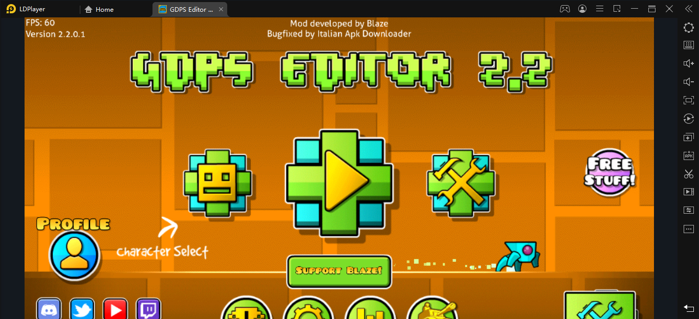 Играть в «Geometry Dash Editor/GDPS Editor» бесплатно на пк/Geometry Dash  Editor 2.2-Гайд по играм-LDPlayer