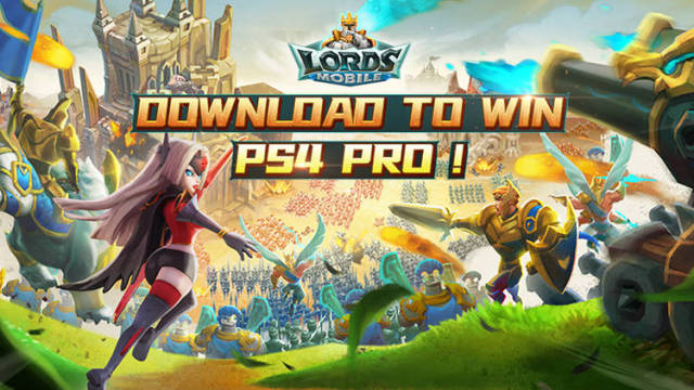 Lords Mobile x LDPlayer: Win PS4 PRO Giveaway for Free