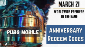 PUBG Mobile November 2021 Anniversary Redeem Codes
