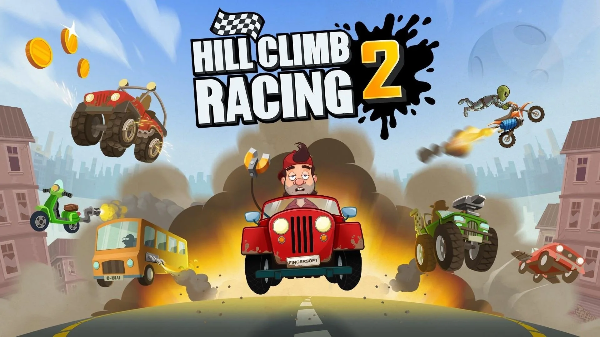 Скачать Hill Climb Racing 2 APK для Android - LDPlayer