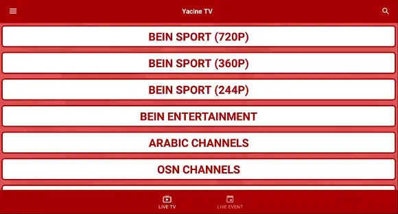 Yacine TV App