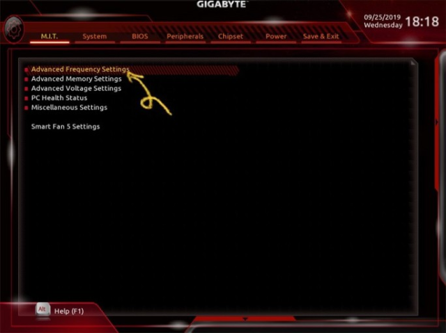 GIGABYTE(기가바이트) 메인보드에서 VT 활성화 방법
