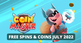 Coin Master Free Spins and Coins July 2022