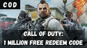 Call of Duty: 1 Million Free Redeem Code