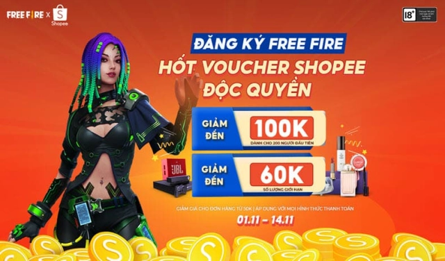 『Hướng dẫn』 NHẬN VOUCHER SHOPEE DÀNH CHO NHỮNG TẢI KHOẢN MỚI ĐĂNG KÝ FREE FIRE
