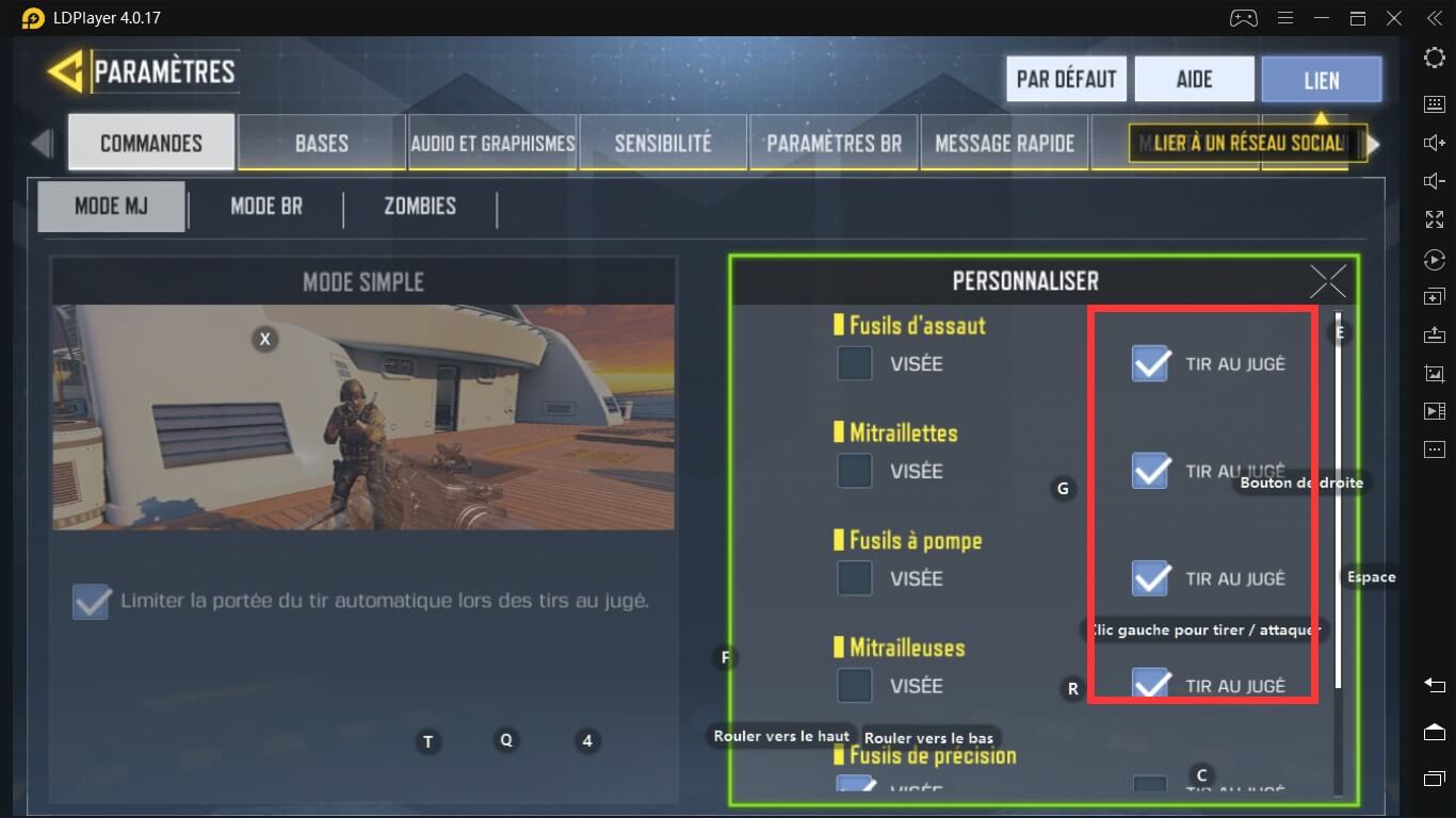 Config de Call of Duty Mobile