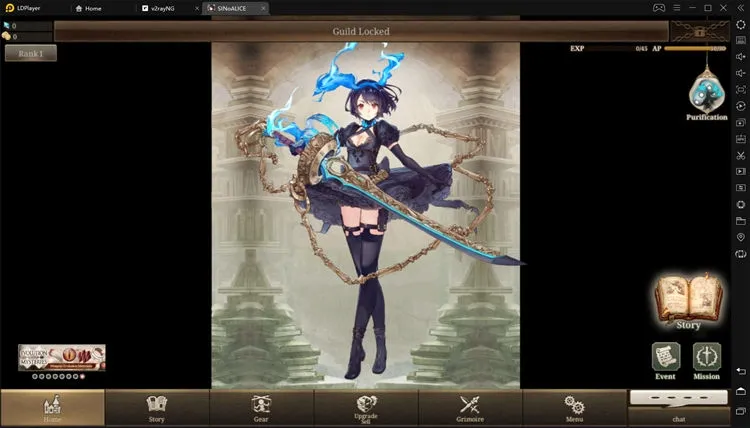 Jouer à Sinoalice sur pc avec l'émulateur