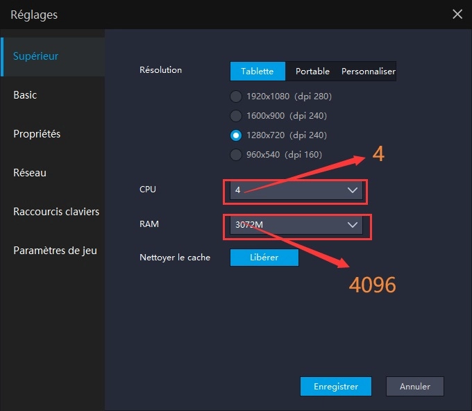 Config Pubg CPU RAM