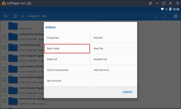 Installer Jeux via OBB et APK