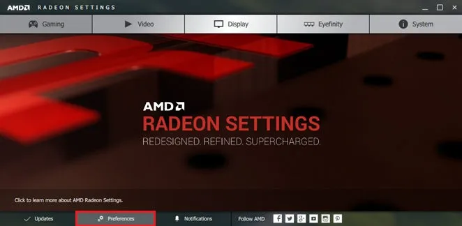 Passer à Des Graphiques Discrets Amd9