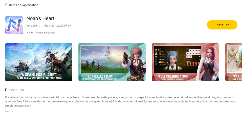 Comment jouer à Noah's heart sur PC avec LDPlayer 9