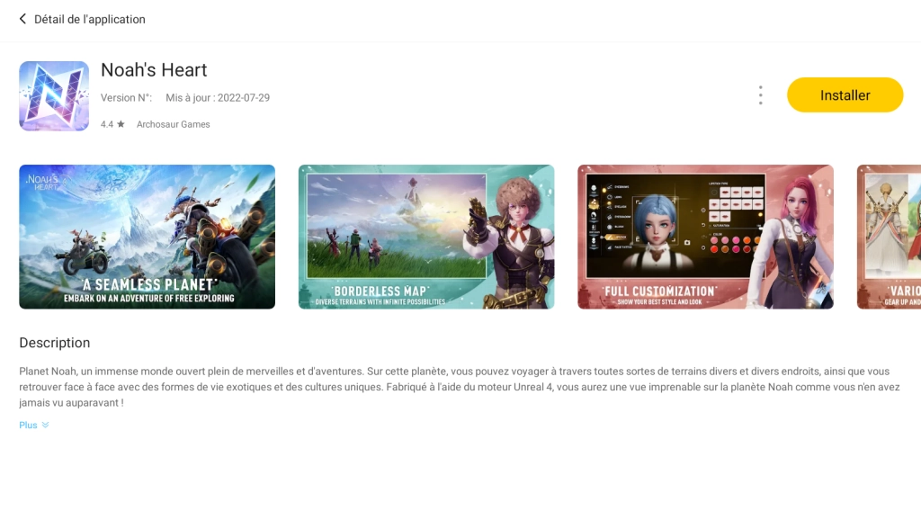 Comment jouer à Noah's heart sur PC avec LDPlayer 9