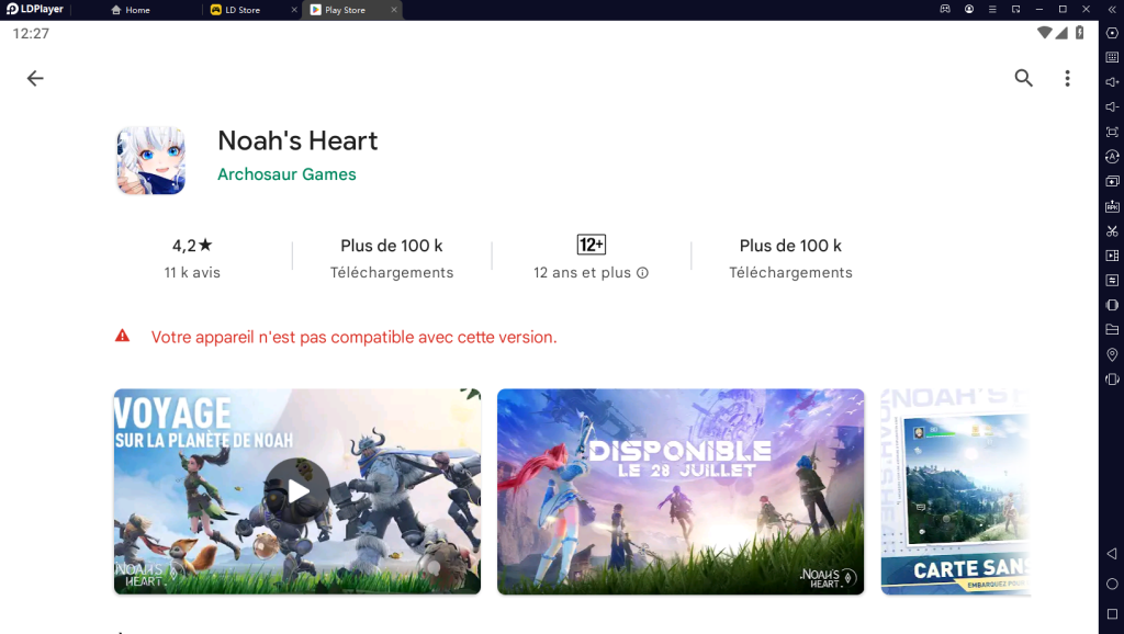 Comment jouer à Noah's heart sur PC avec LDPlayer 9