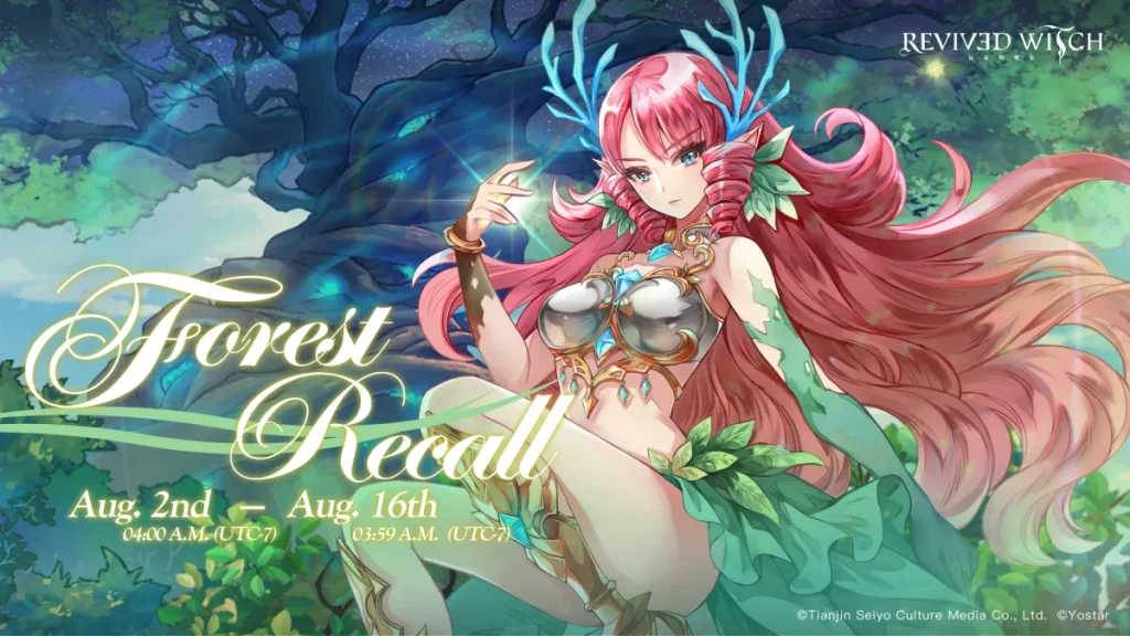 L'événement "Rappel de la forêt" de Revived Witch apporte trois nouvelles poupées