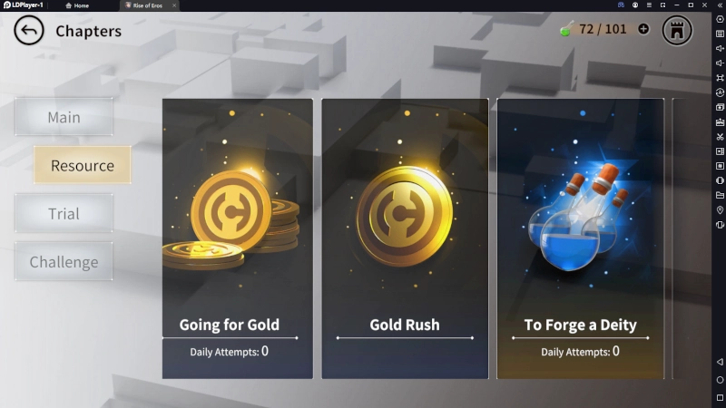 Rise of Eros - Critique du jeu et tarifs Gâcha