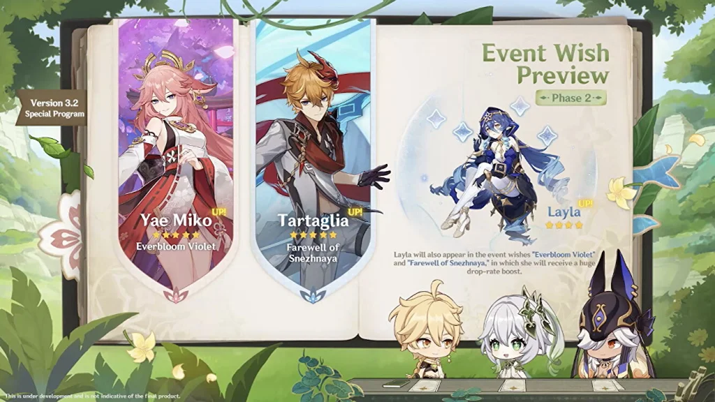 Genshin-Impact-next-Banner-3.2-Phase-2-Yae-Miko-Childe-Layla.jpg Genshin Impact Version 3.2 - Codes, date de sortie, bannières, événements, etc.