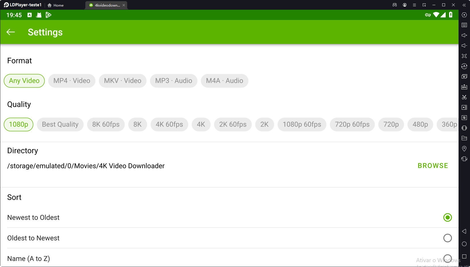 baixar 4k video downloader android